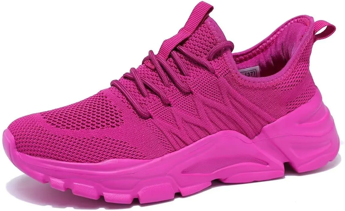 Women's Walking Shoes Lightweight Breathable Mesh Upper Casual Jogging Shoes Ladies Tennis Shoes Workout Footwear Non-Slip Gym Sneakers for Women