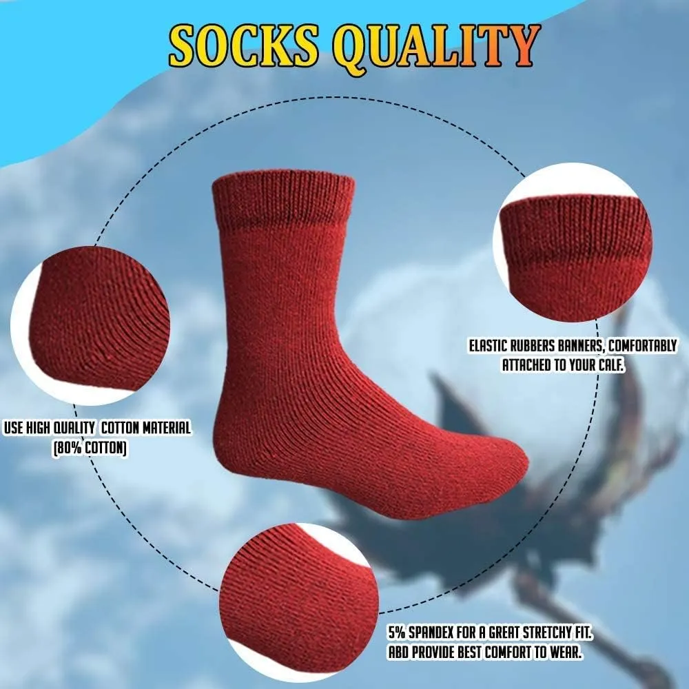 Yacht & Smith Wholesale Bulk 60 Pairs Winter Thermal Hospital Socks, Gripper Non-Slip Bottom