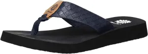 Yellow Box Women's Cocoa Sandal, Blue, 9 M US