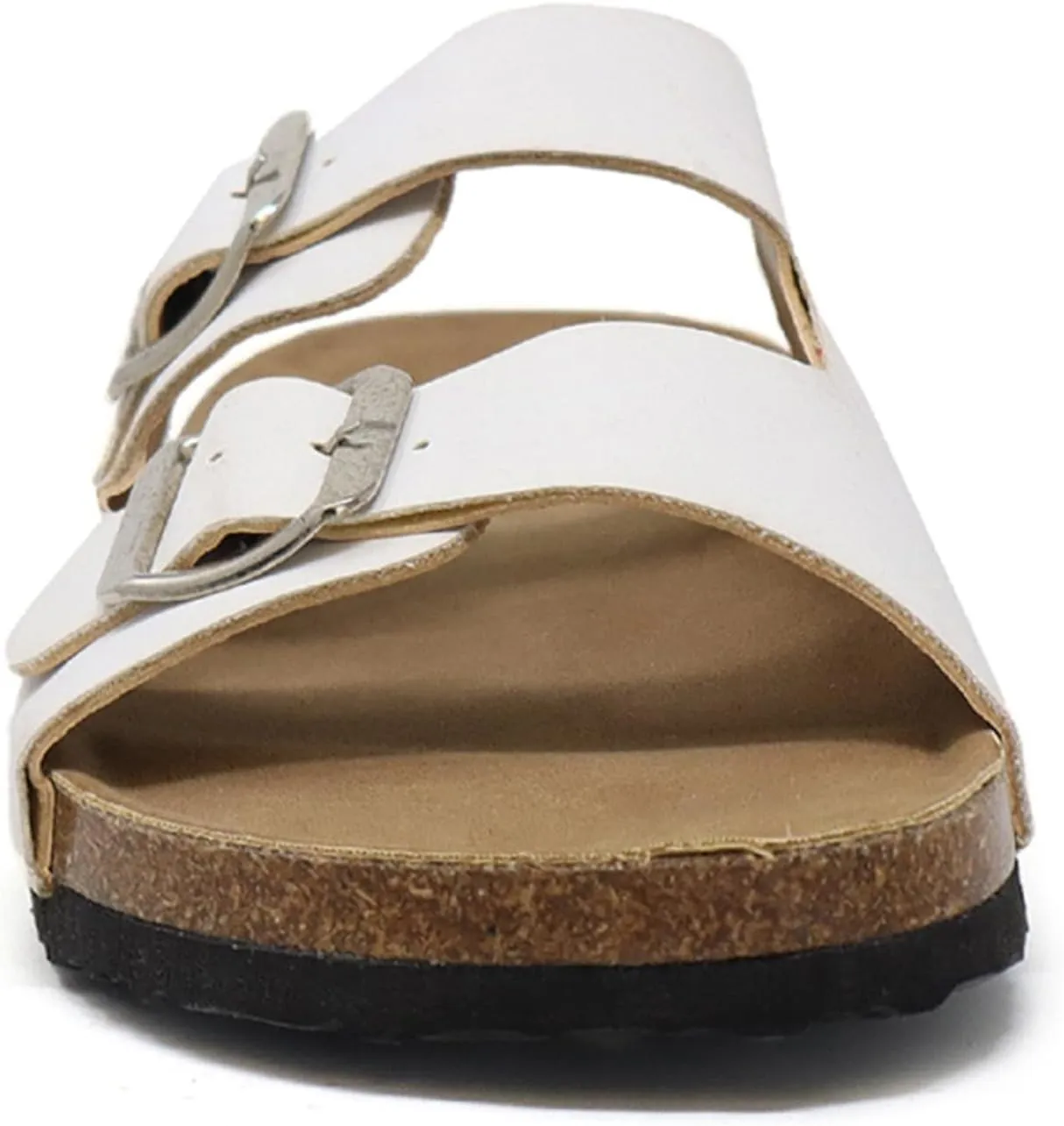 YOKI GIAN-91 Women's Slide Sandals with Adjustable Double Buckle, Flat Sandals for Women, Summer Sandals