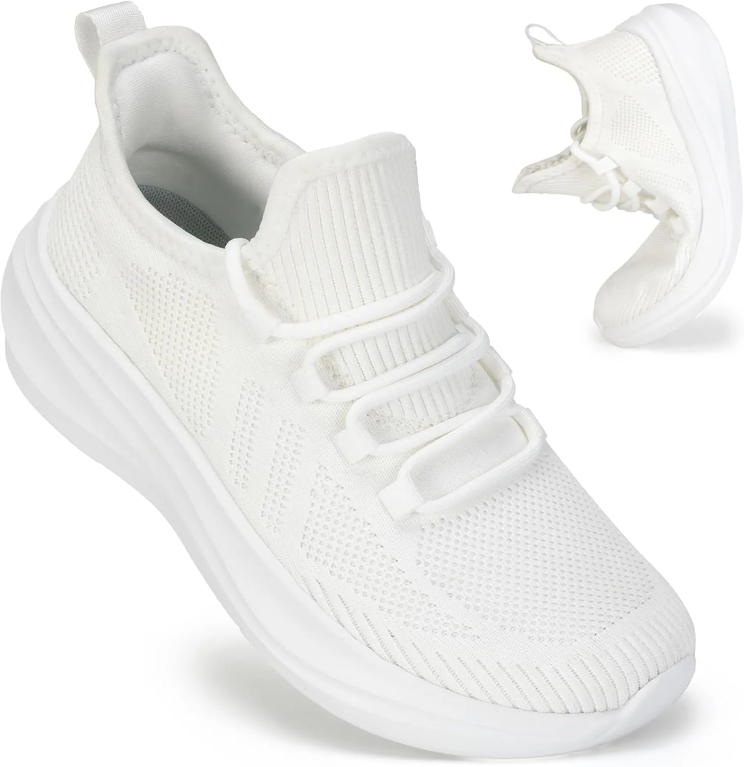 ZOVE Wide Toe Box Shoes Women Extra Wide Width Tennis Sneakers Ultra Light Running Shoes for Women Non-Slip Diabetic Walking Gym Workout Trainer