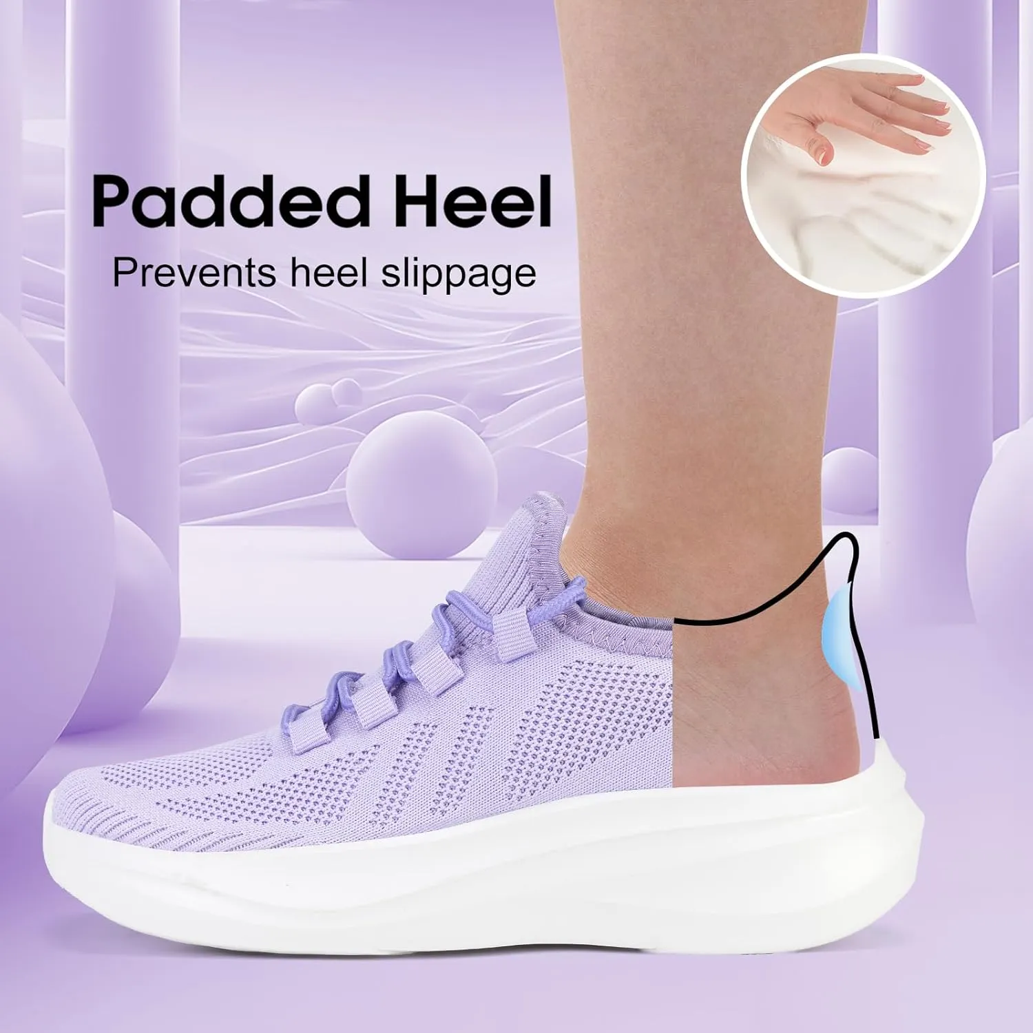 ZOVE Wide Toe Box Shoes Women Extra Wide Width Tennis Sneakers Ultra Light Running Shoes for Women Non-Slip Diabetic Walking Gym Workout Trainer